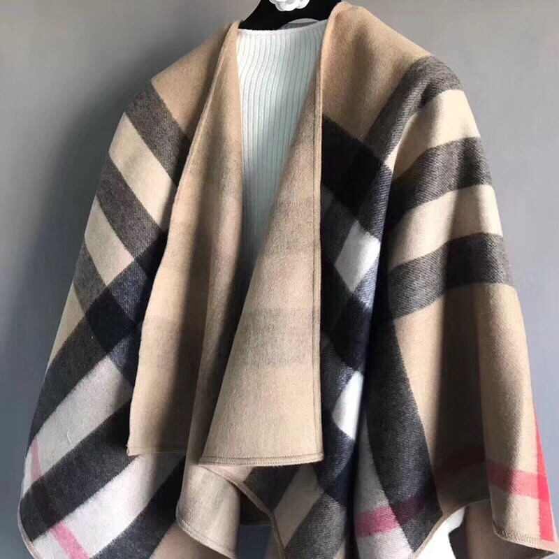Cashmere Wool Poncho, Burberry Ponchos & Wraps