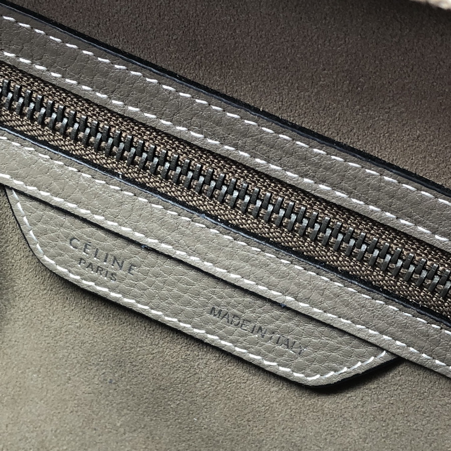 MICRO LUGGAGE HANDBAG IN DRUMMED CALFSKIN
