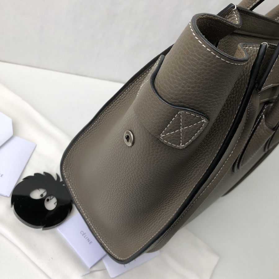 MICRO LUGGAGE HANDBAG IN DRUMMED CALFSKIN