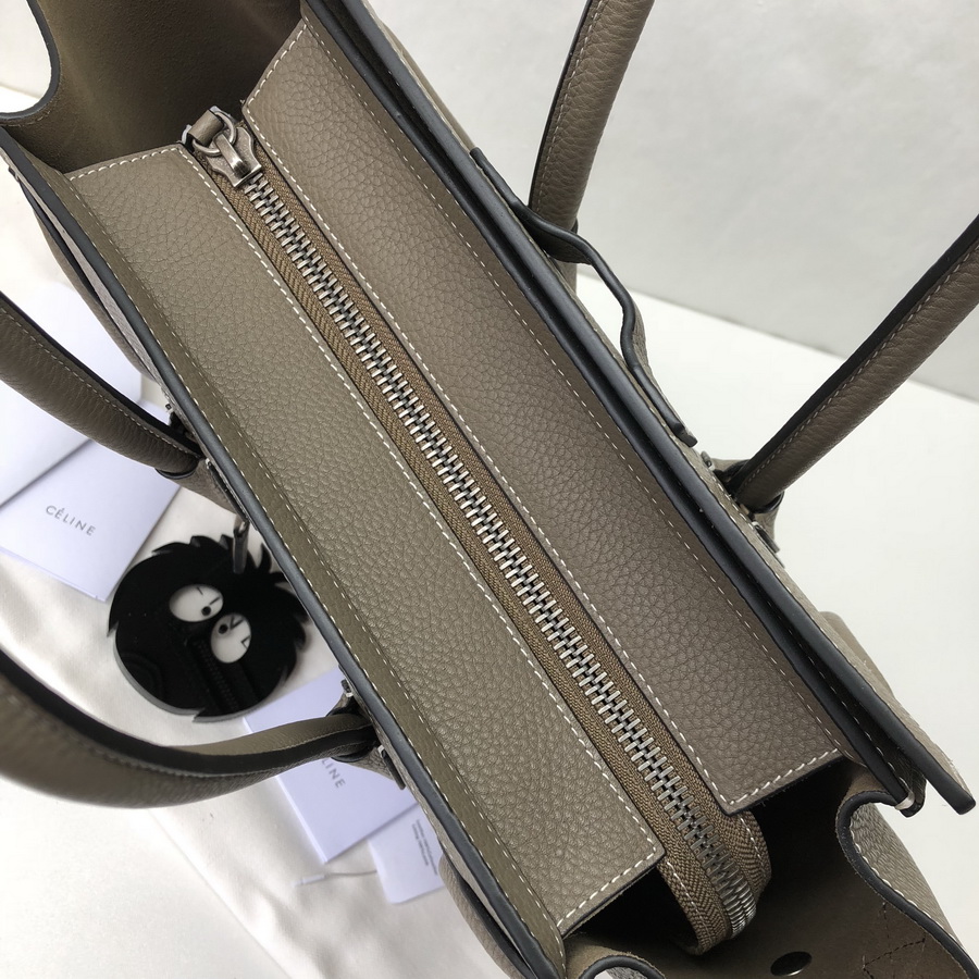 MICRO LUGGAGE HANDBAG IN DRUMMED CALFSKIN