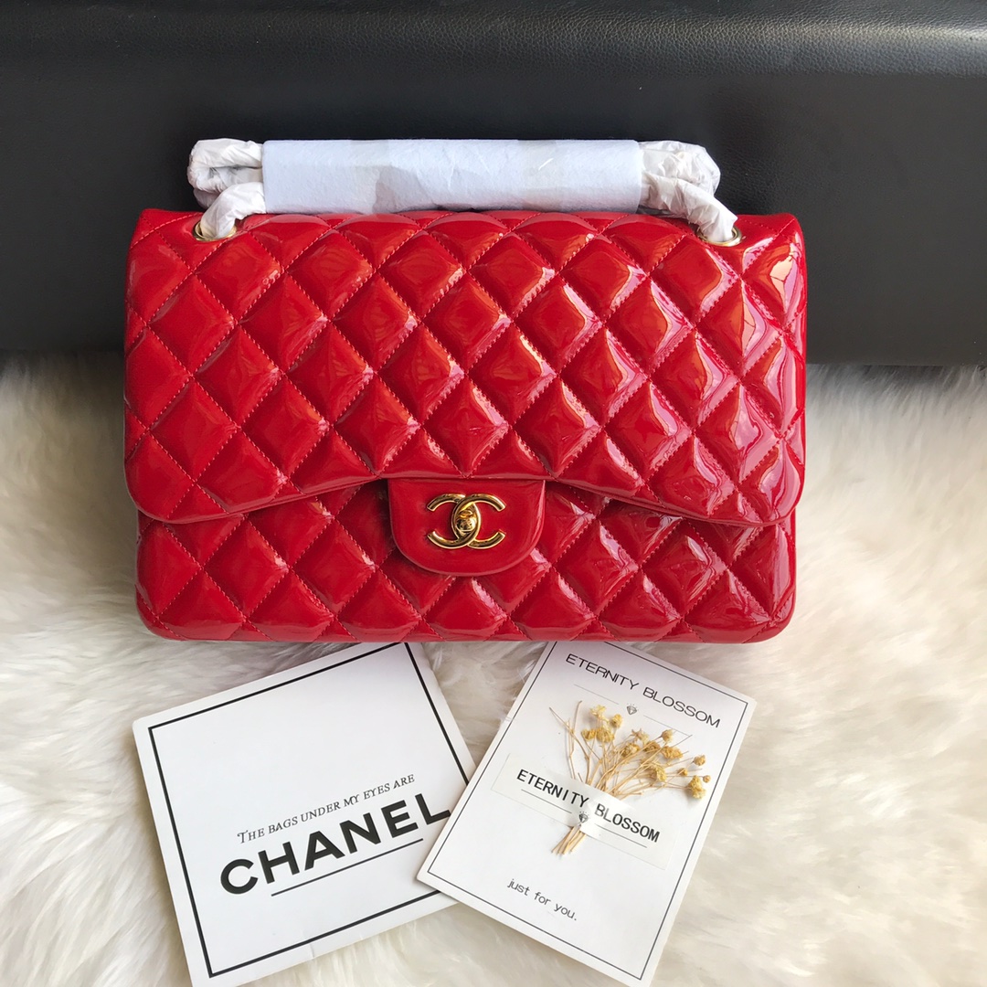 A58600, Large Classic Handbag, Chanel handbag, Calfskin