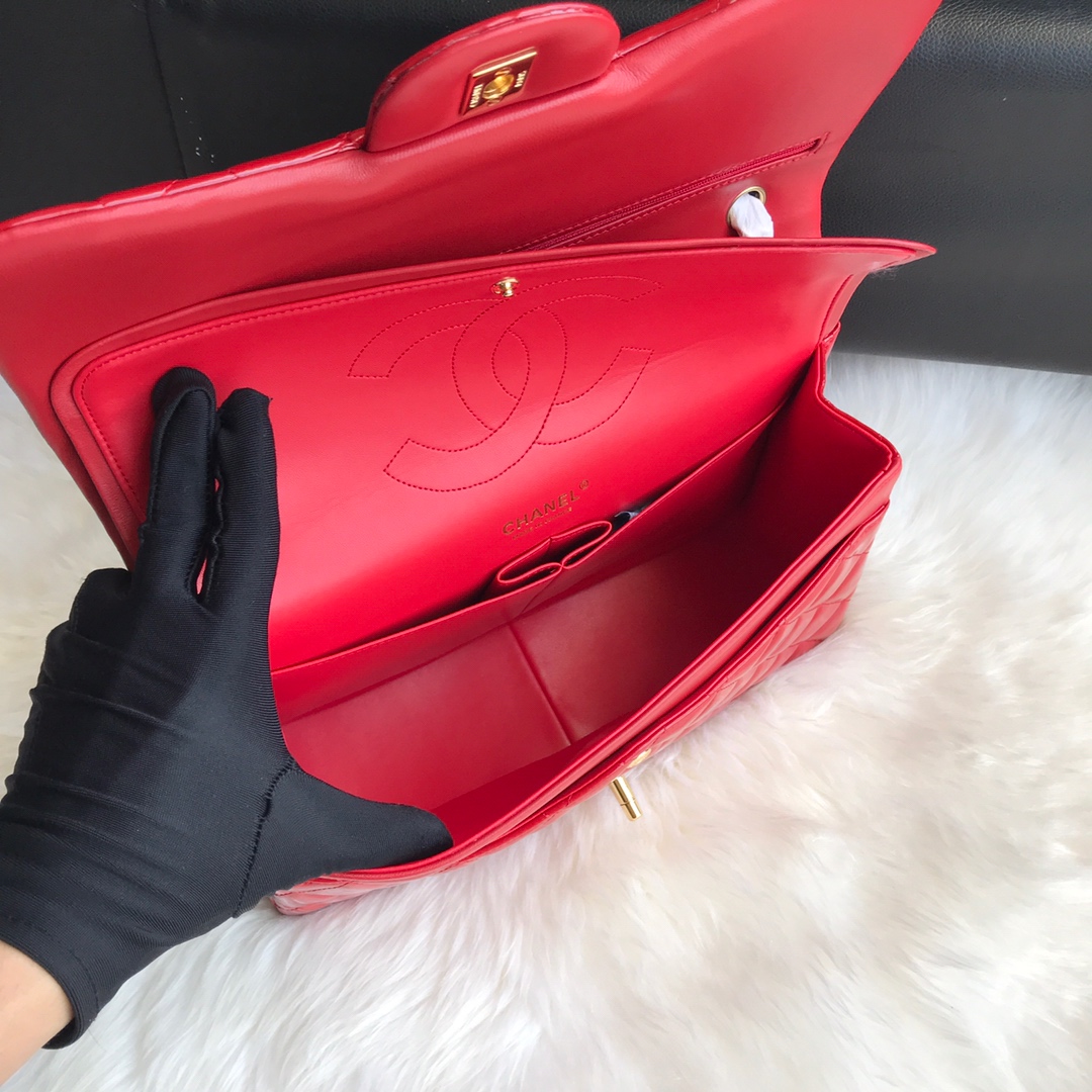 A58600, Large Classic Handbag, Chanel handbag, Calfskin