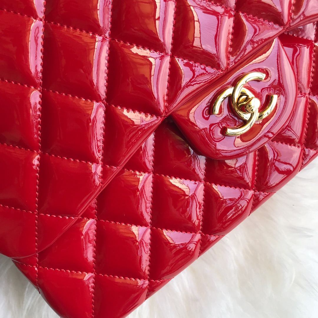 A58600, Large Classic Handbag, Chanel handbag, Calfskin