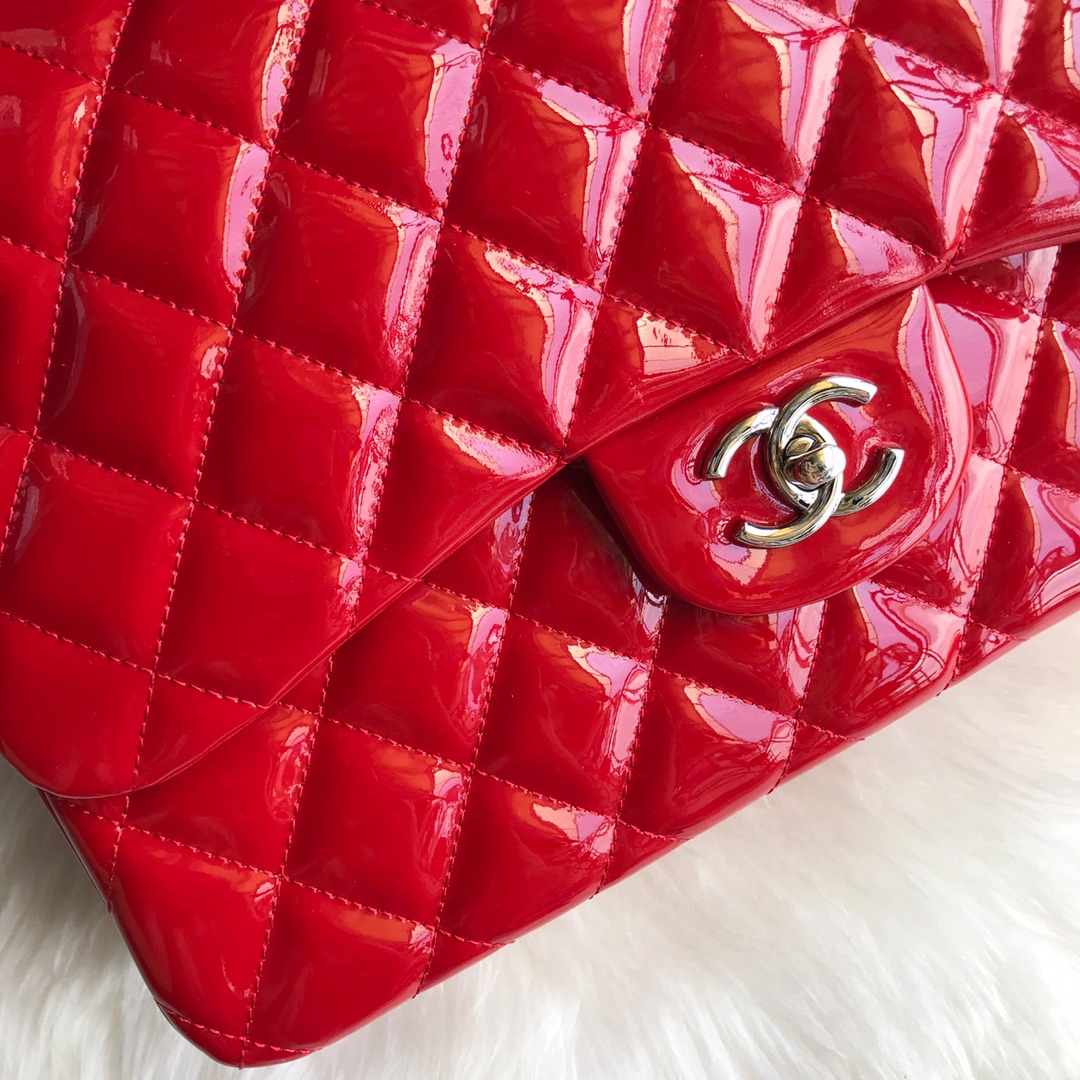 A58600, Large Classic Handbag, Chanel handbag, Calfskin