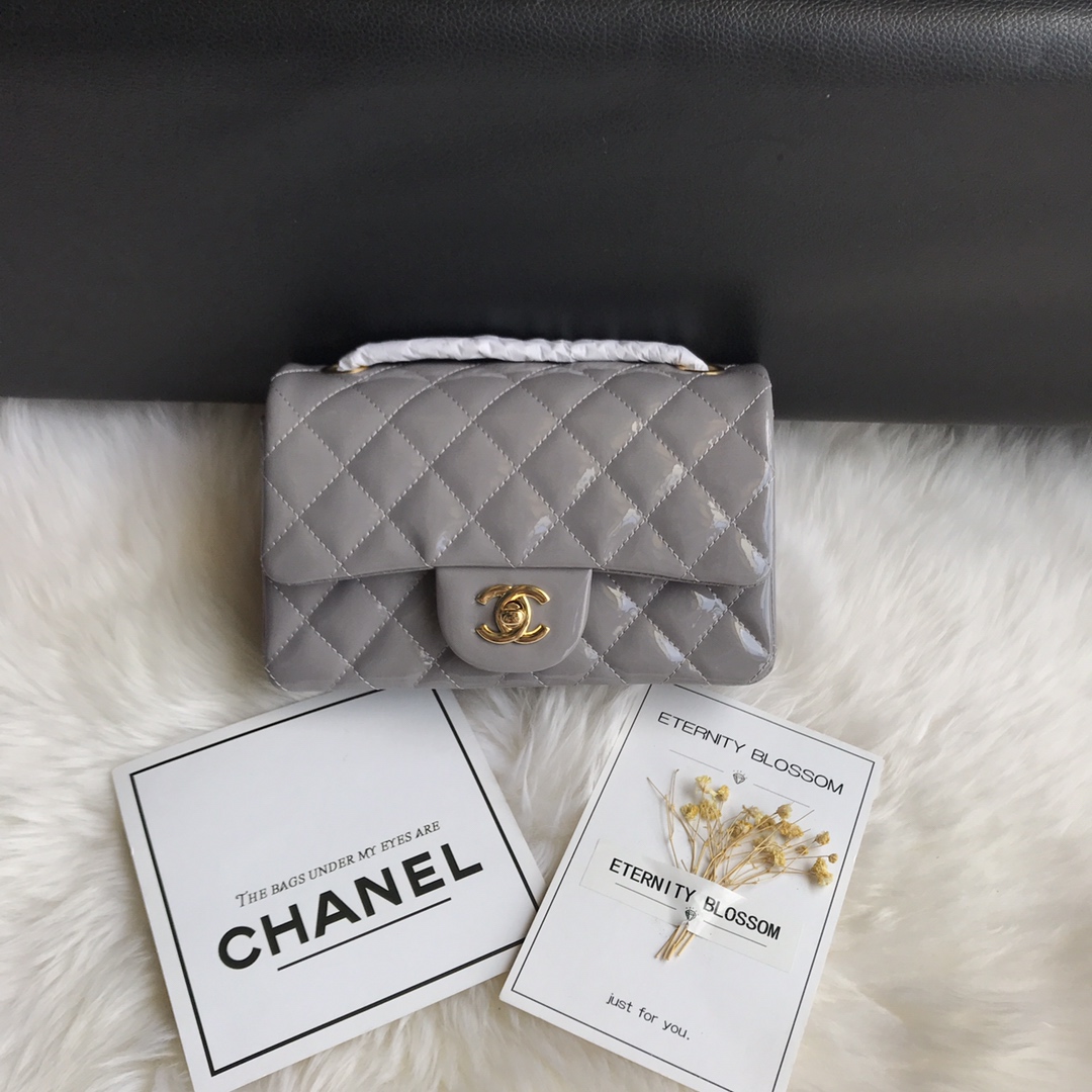 A01116, New Mini Classic Handbag, Chanel handbag, Calfskin, 20CM / 8 INCHES