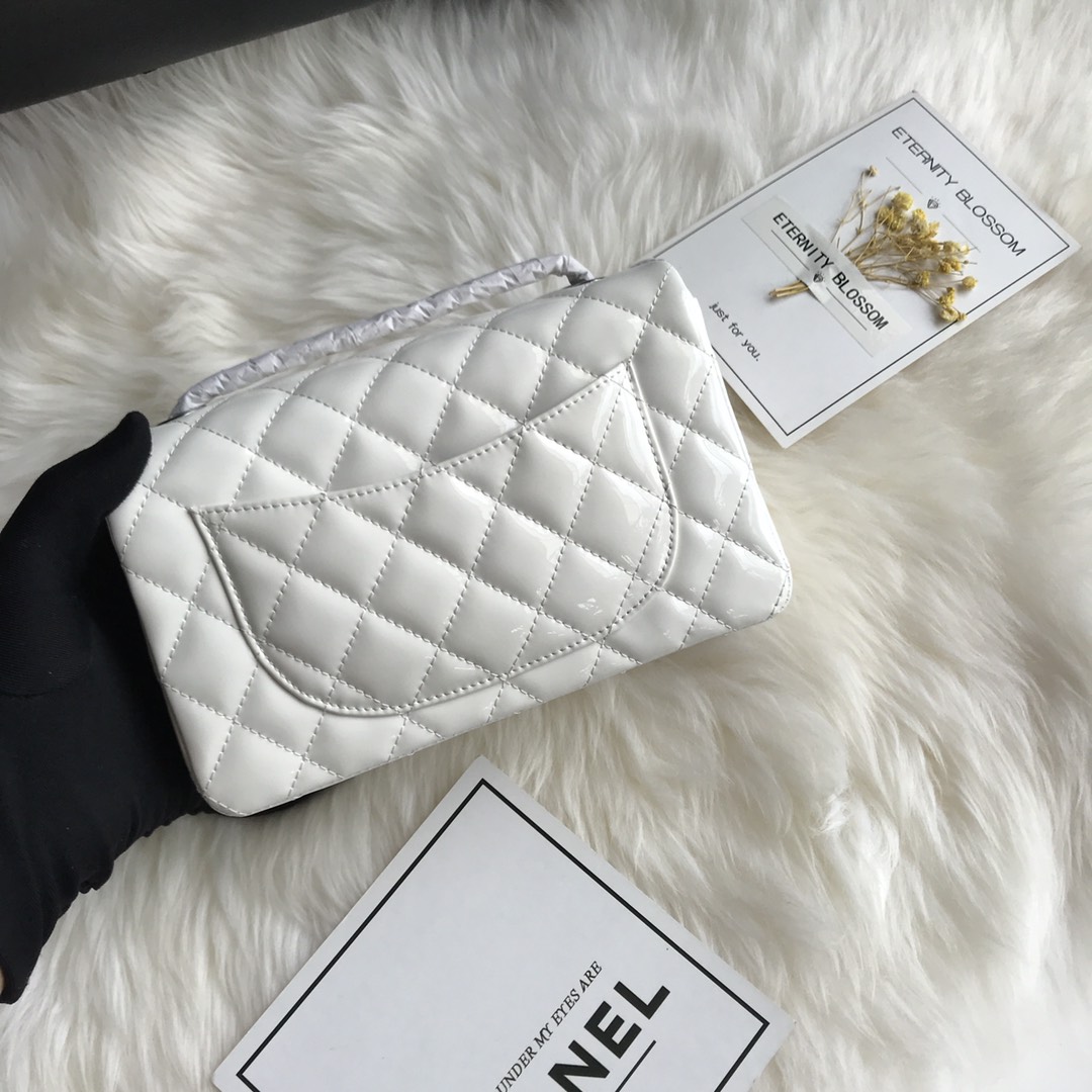A01116, New Mini Classic Handbag, Chanel handbag, Calfskin, 20CM / 8 INCHES