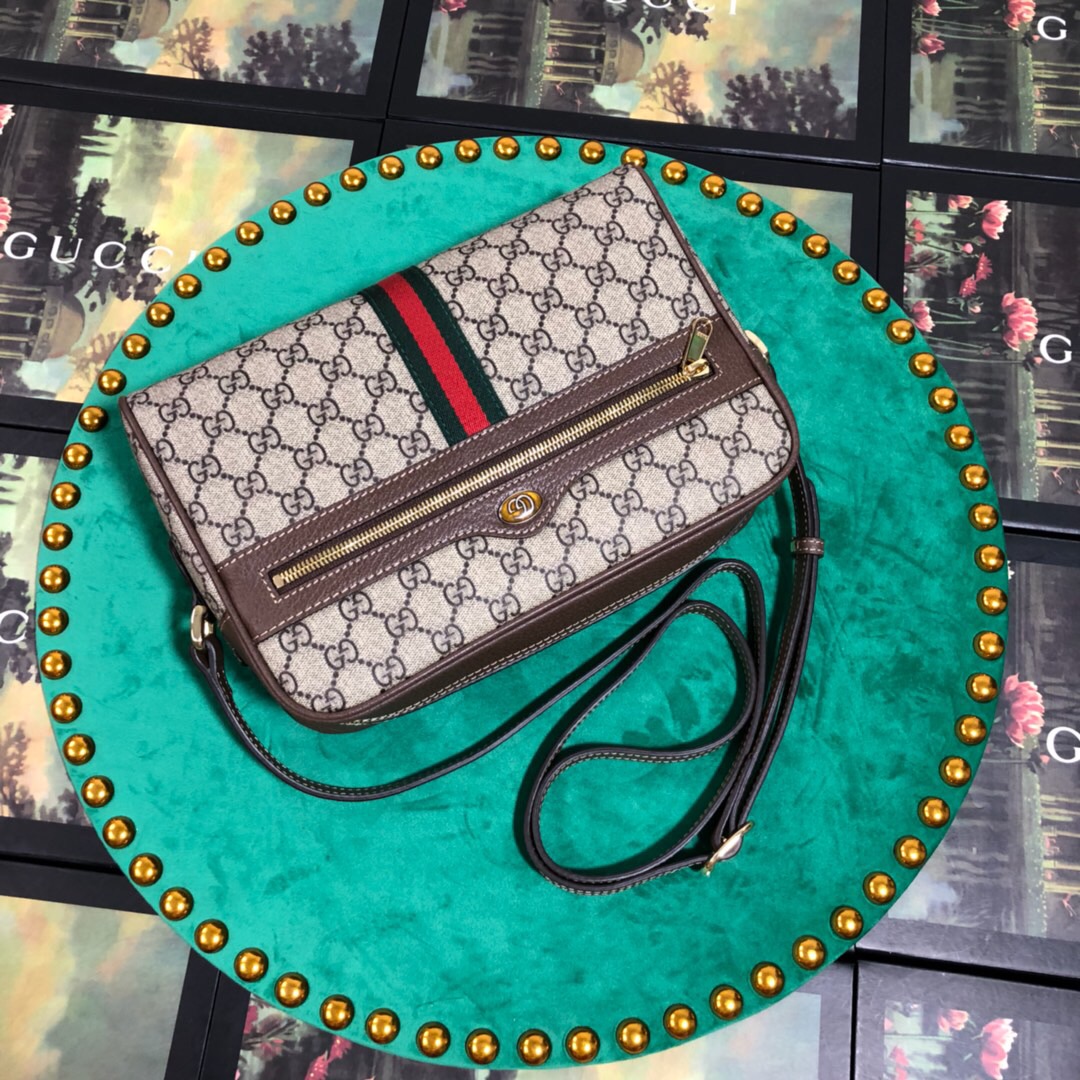 517080, GUCCI, Ophidia GG Supreme small shoulder bag