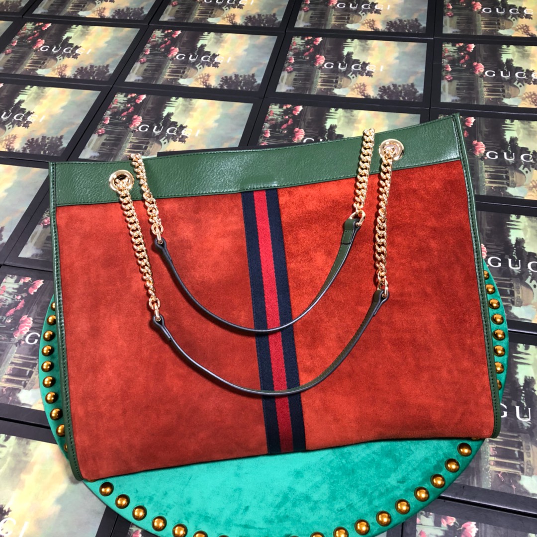 537219, Large tote with tiger head, GUCCI Handbags