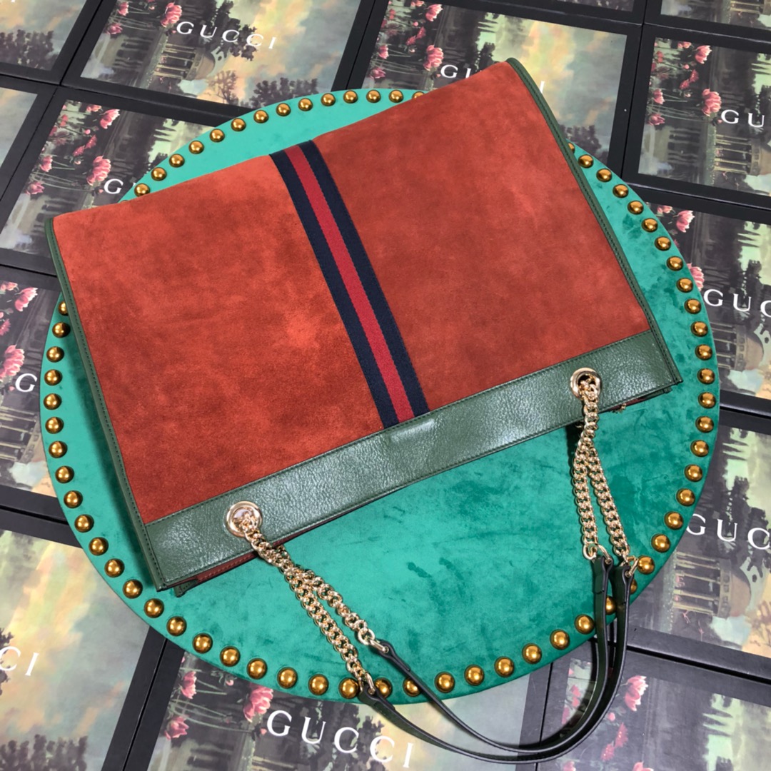 537219, Large tote with tiger head, GUCCI Handbags