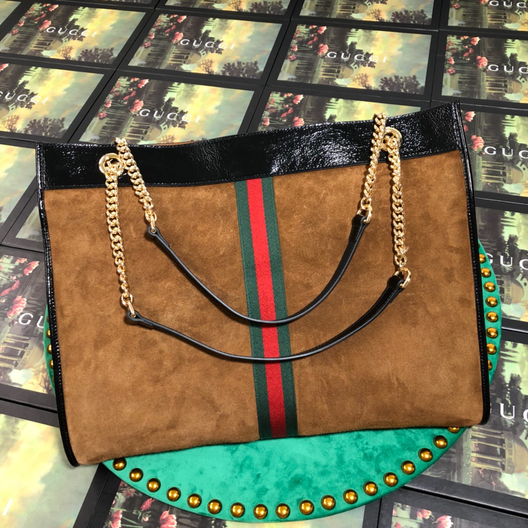 537219, Large tote with tiger head, GUCCI Handbags