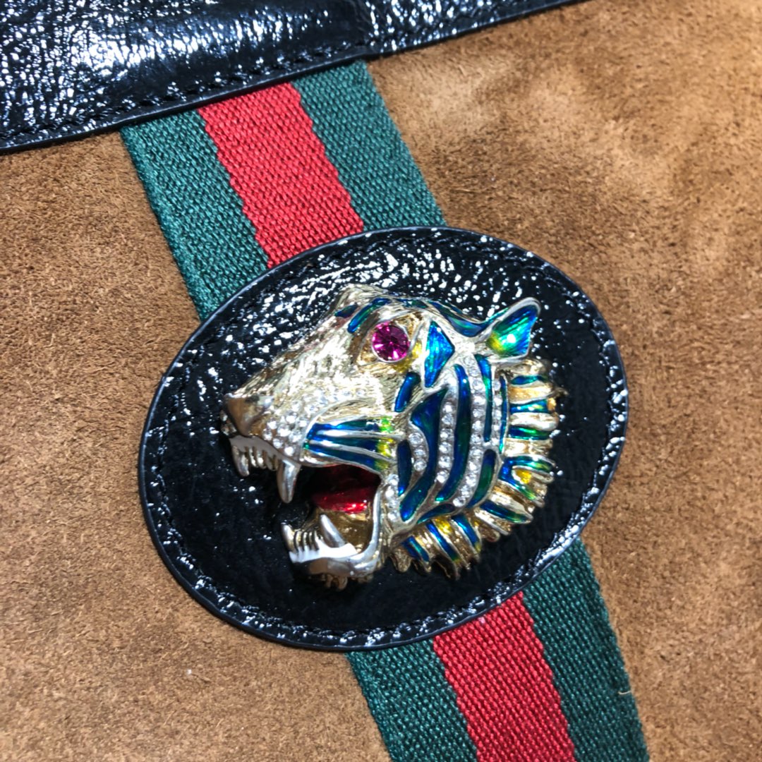 537219, Large tote with tiger head, GUCCI Handbags