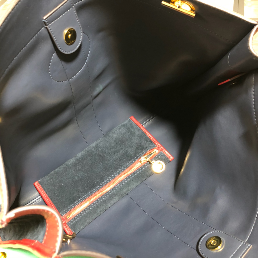 537219, Large tote with tiger head, GUCCI Handbags