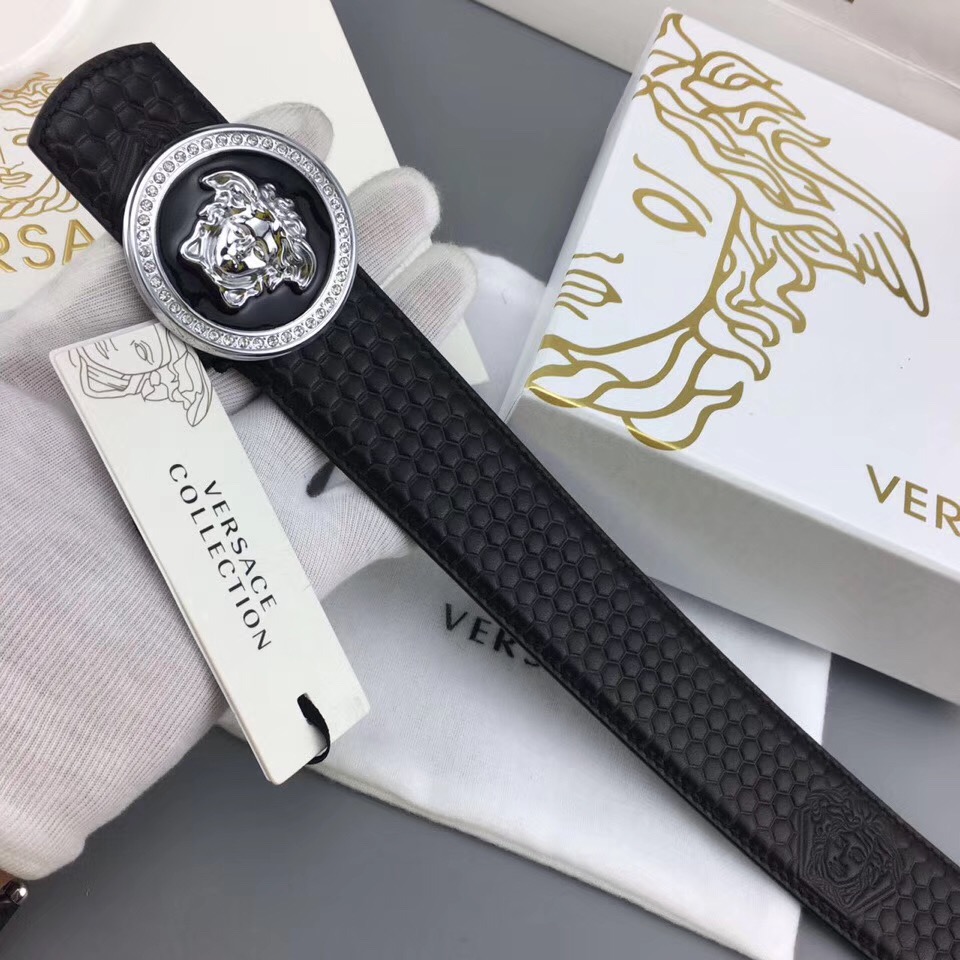 Versace Belts, 100% calfskin