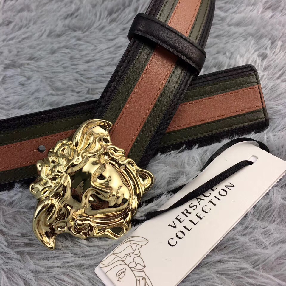 Versace Belts, 100% calfskin