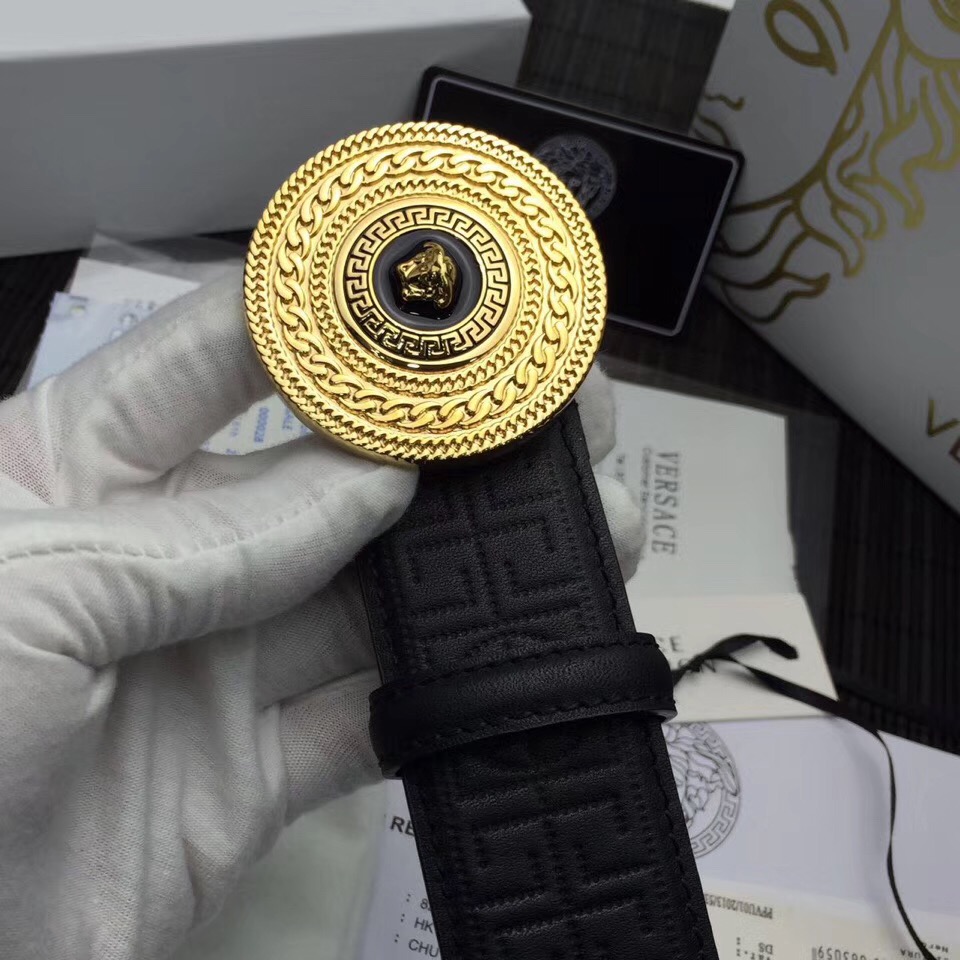 Versace Belts, 100% calfskin