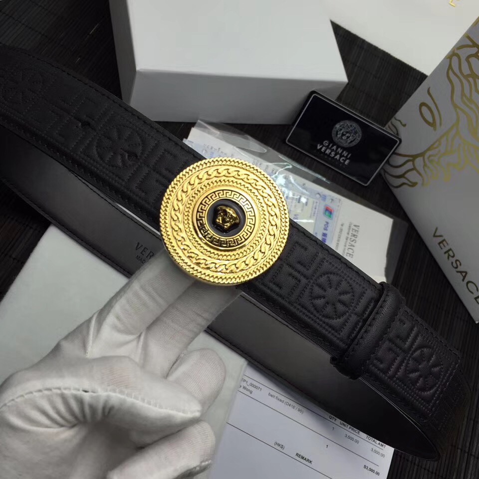 Versace Belts, 100% calfskin