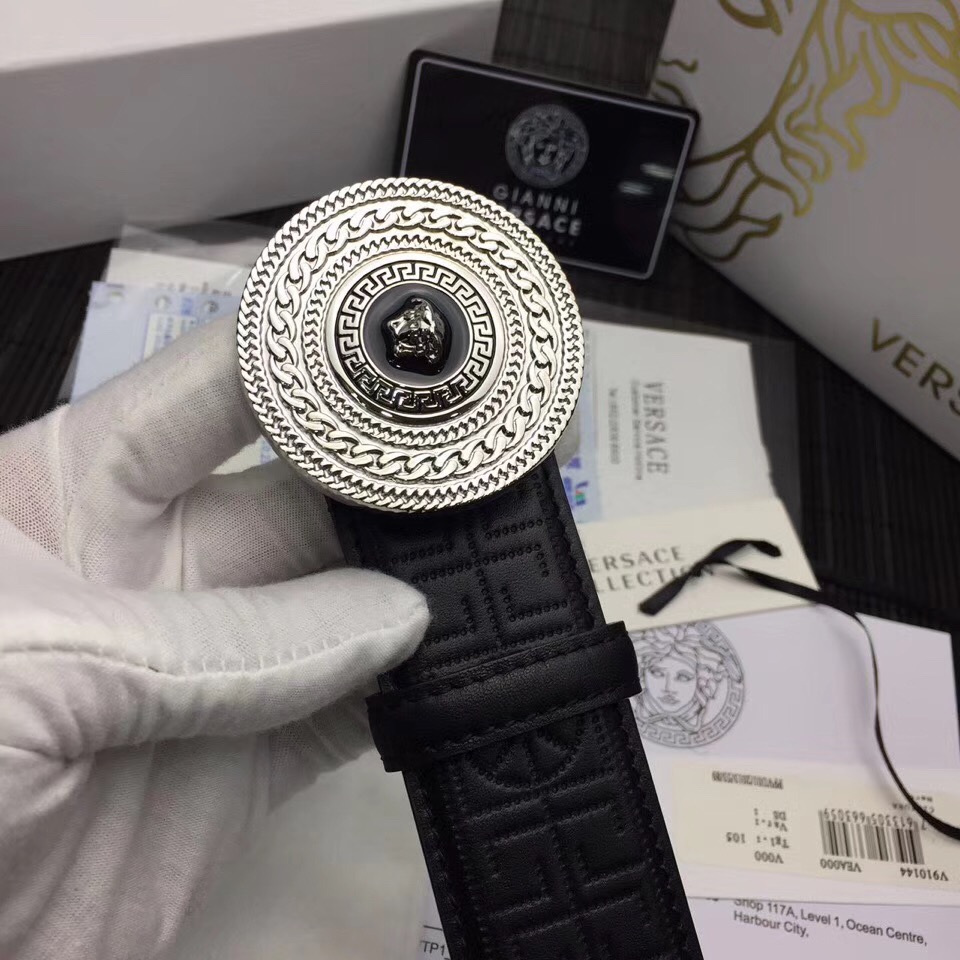 Versace Belts, 100% calfskin
