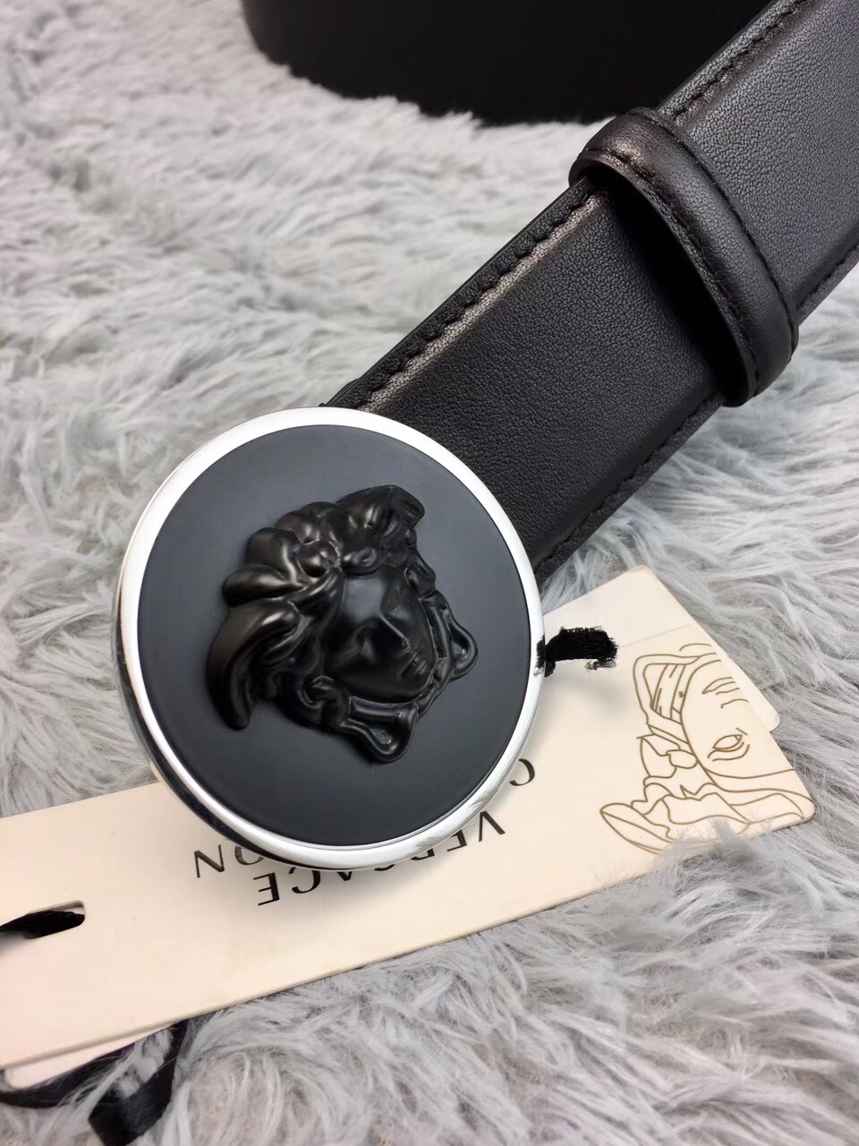 Versace Belts, 100% calfskin