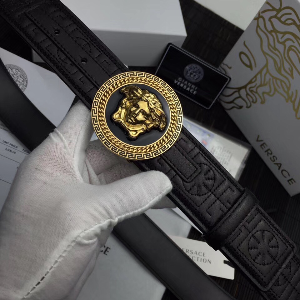 Versace Belts, 100% calfskin