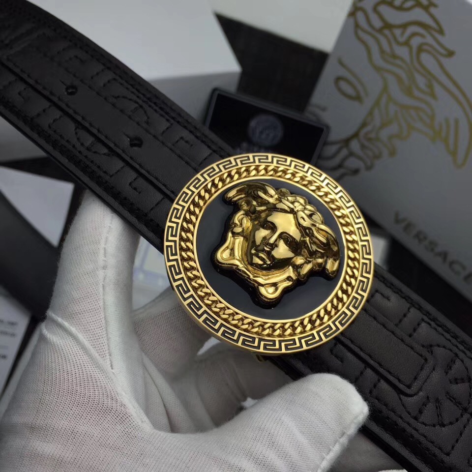Versace Belts, 100% calfskin