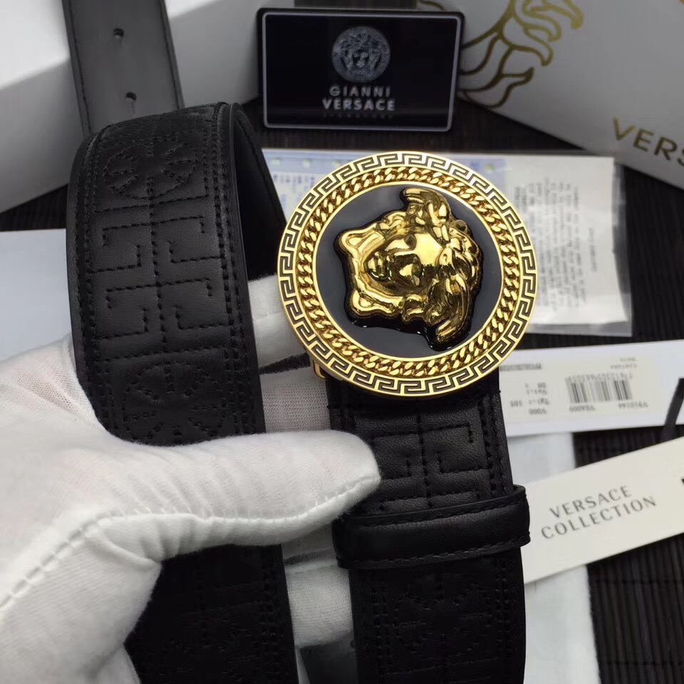 Versace Belts, 100% calfskin