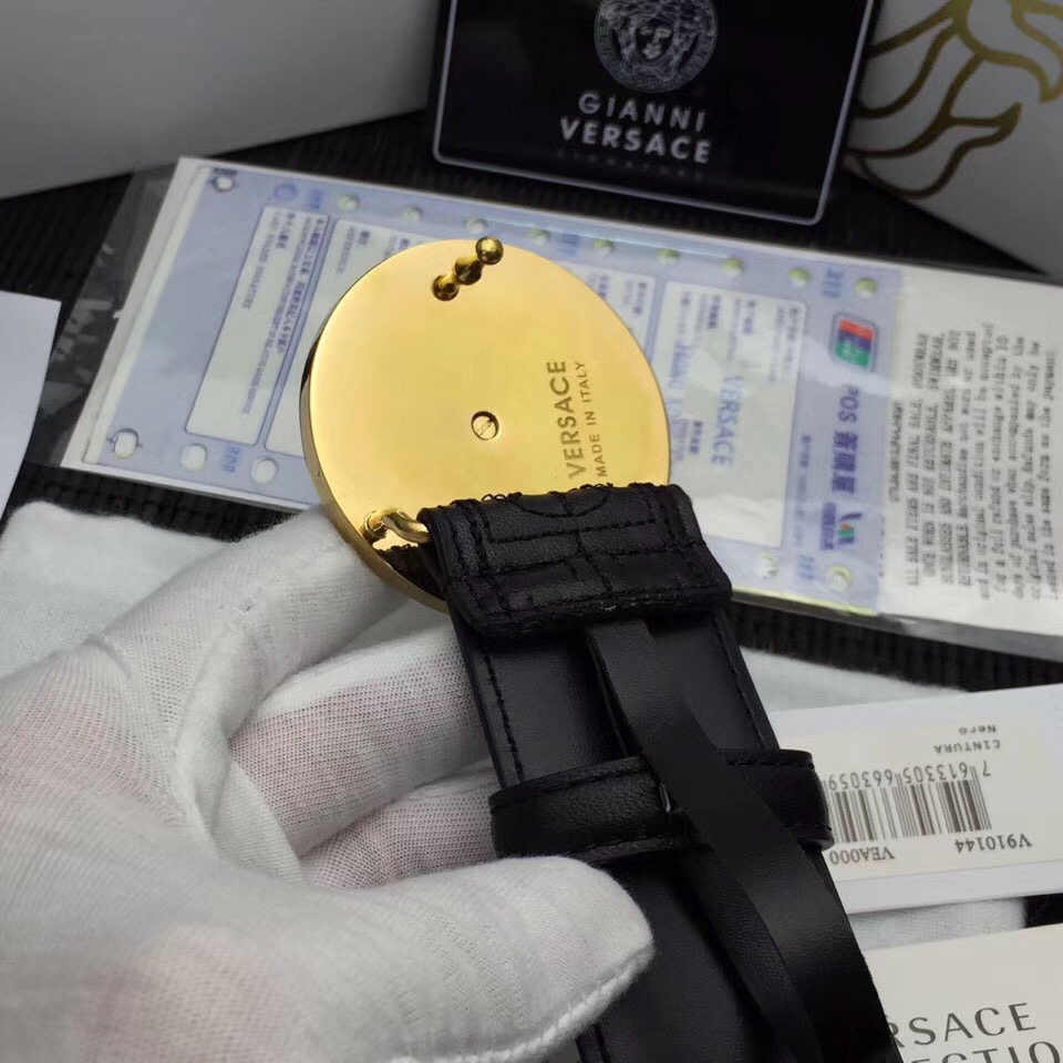 Versace Belts, 100% calfskin