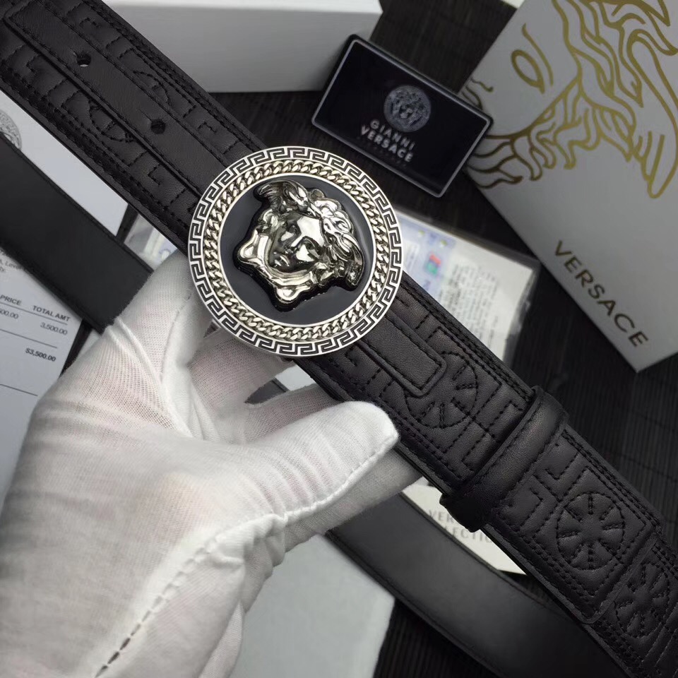 Versace Belts, 100% calfskin