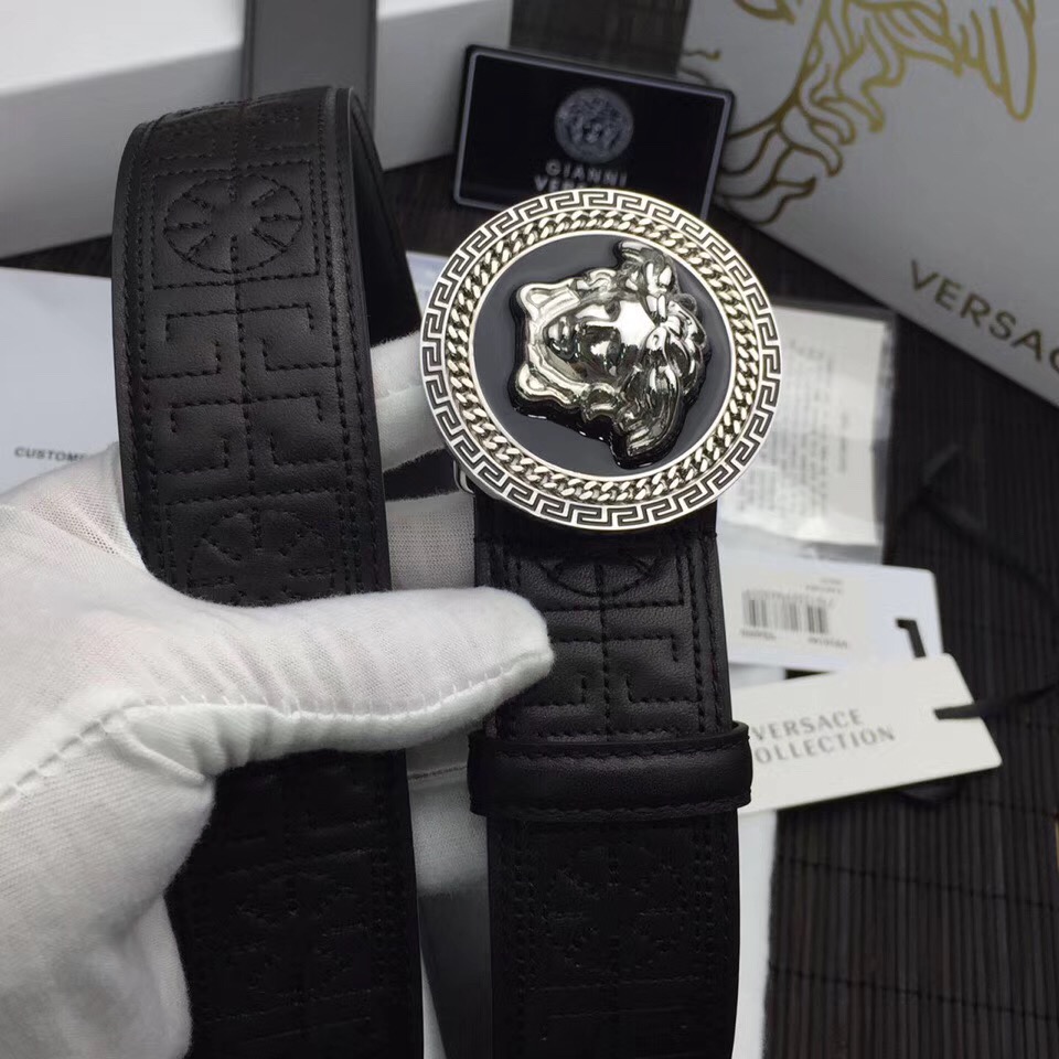 Versace Belts, 100% calfskin