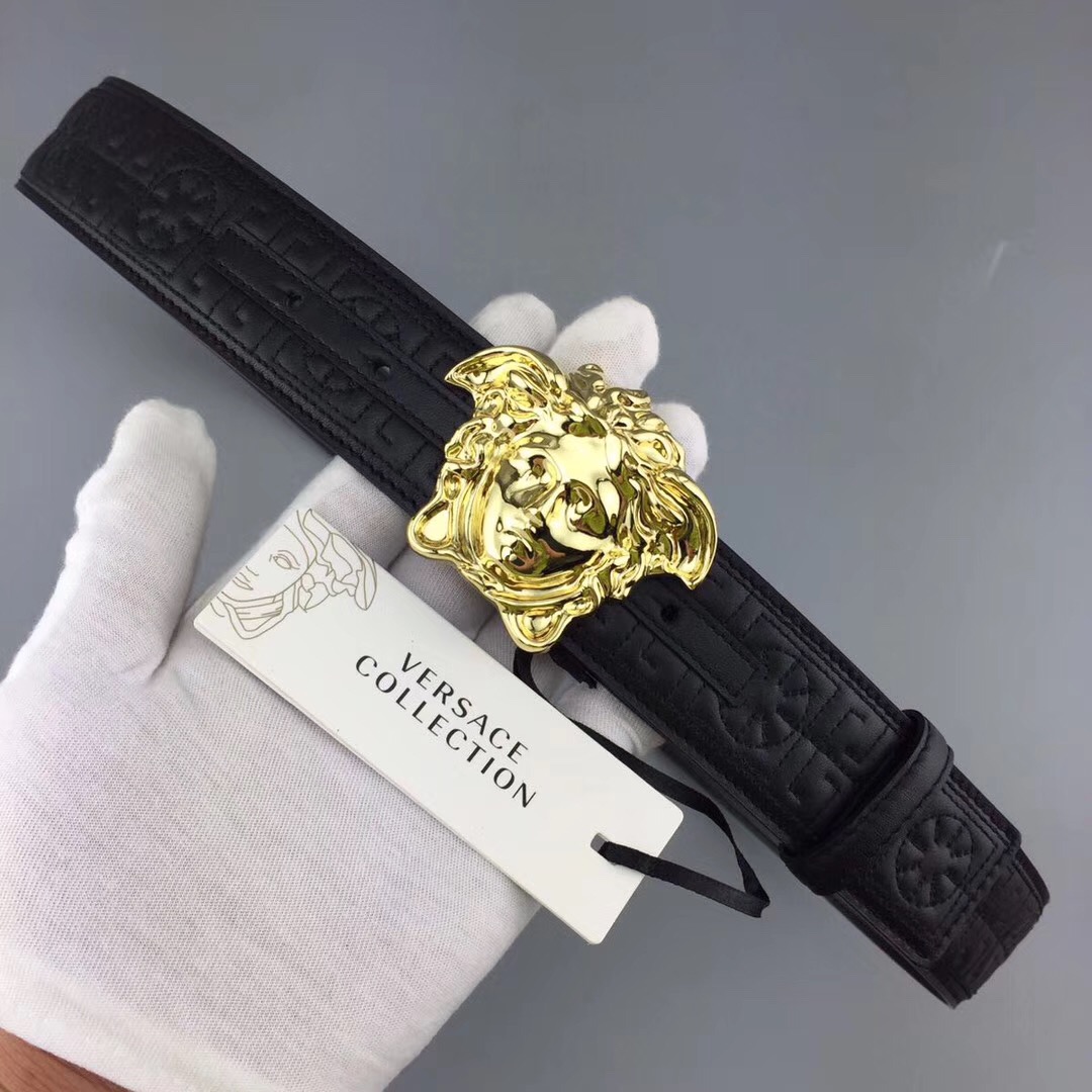 Versace Belts, 100% calfskin