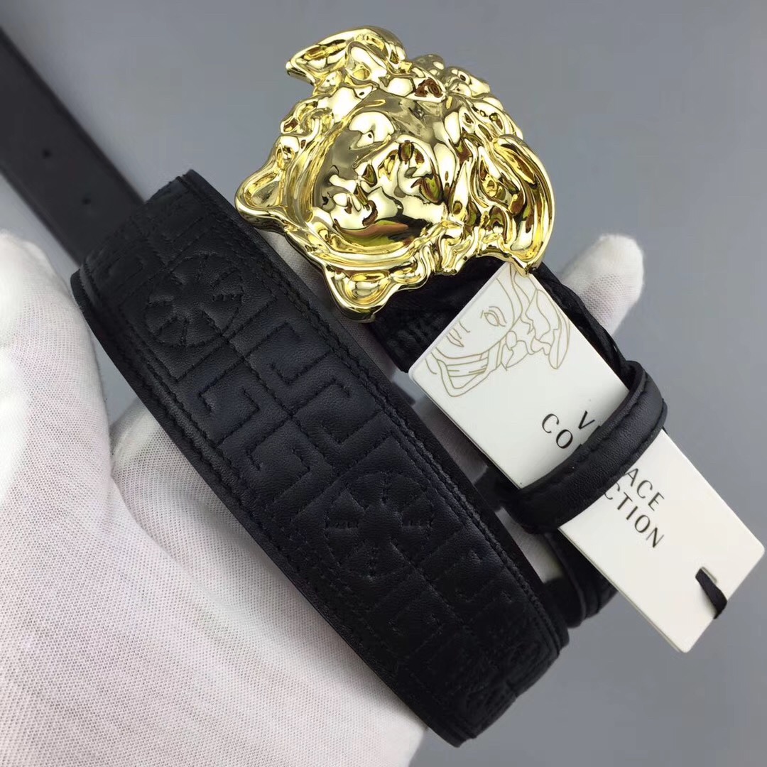 Versace Belts, 100% calfskin
