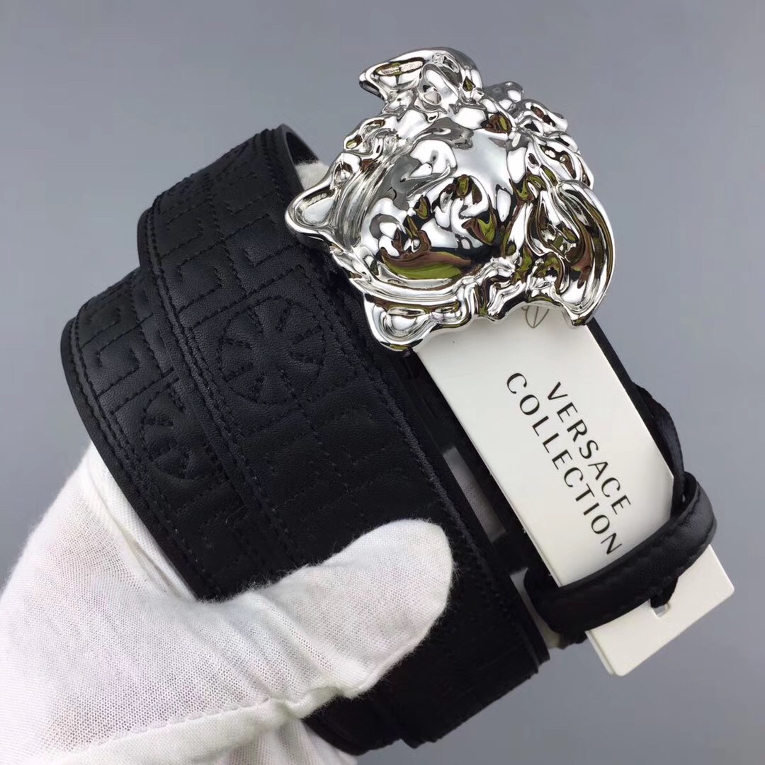 Versace Belts, 100% calfskin