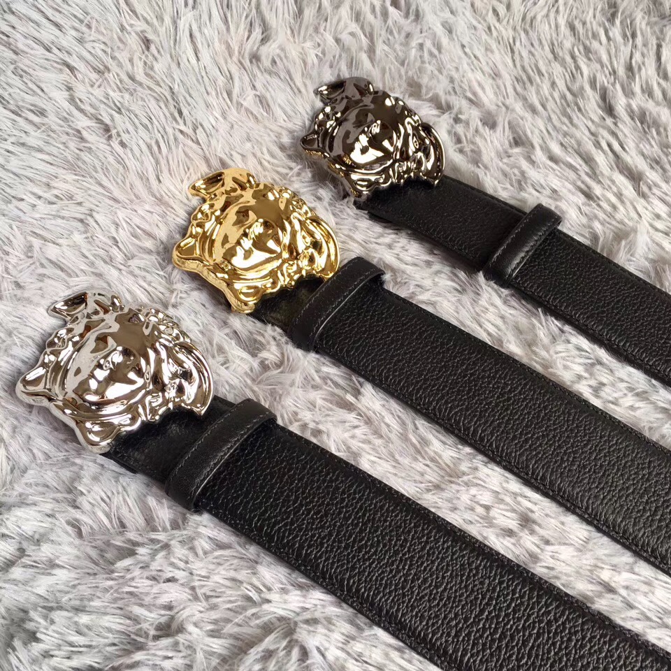 Versace Belts, 100% calfskin