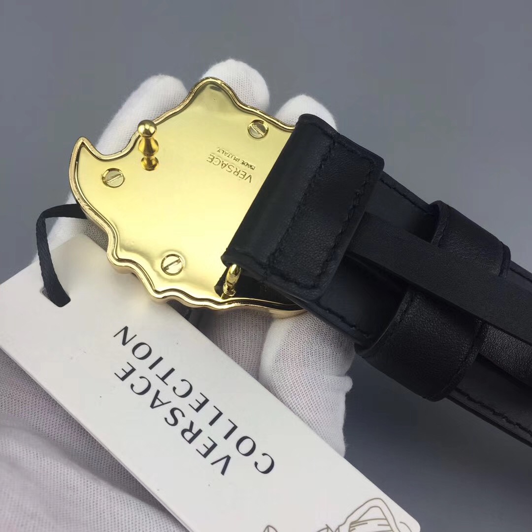 Versace Belts, 100% calfskin