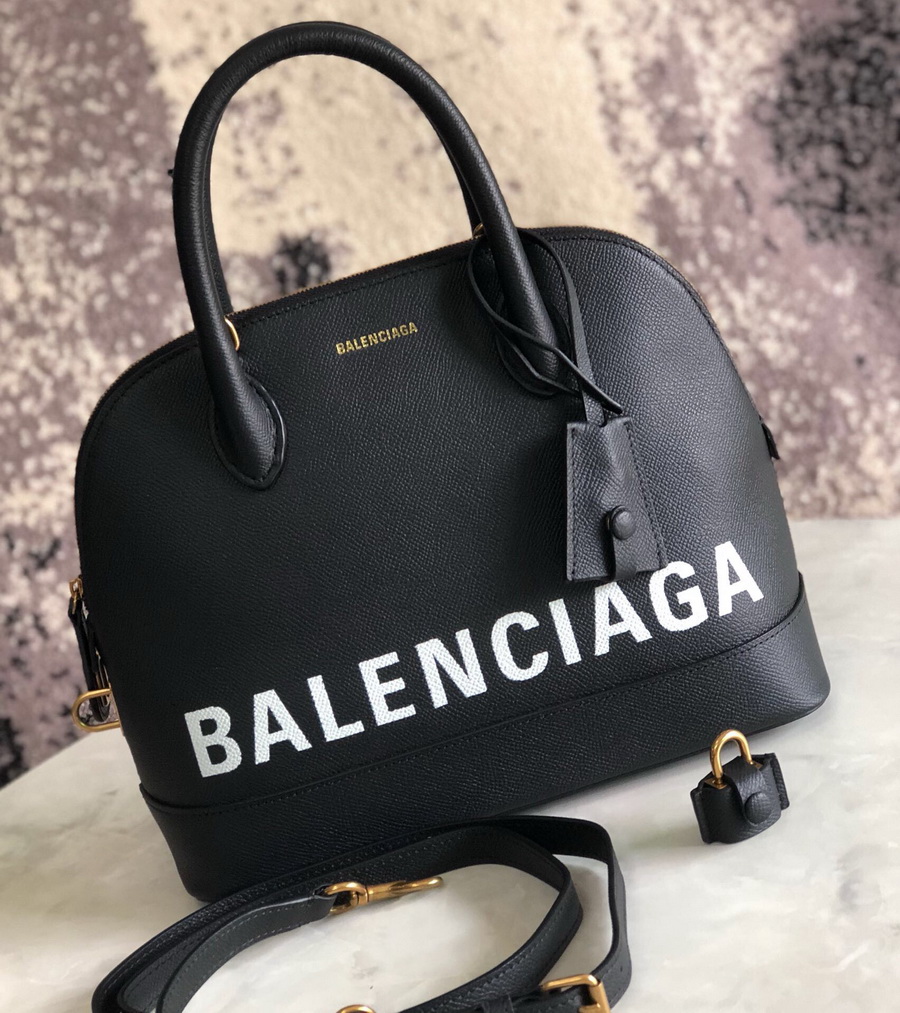 Ville Top Handle S, Balenciaga Handbags Small printed hand drawn Balenciaga logo calfskin bag