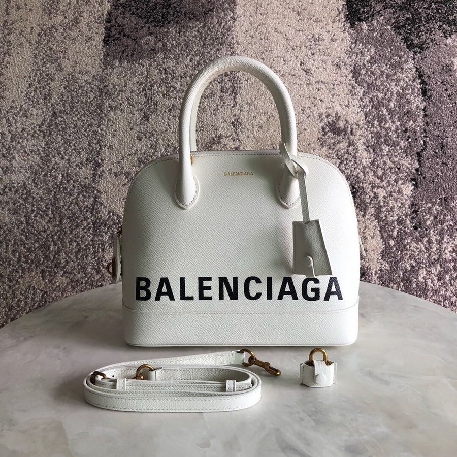 Ville Top Handle S, Balenciaga Handbags Small printed hand drawn Balenciaga logo calfskin bag