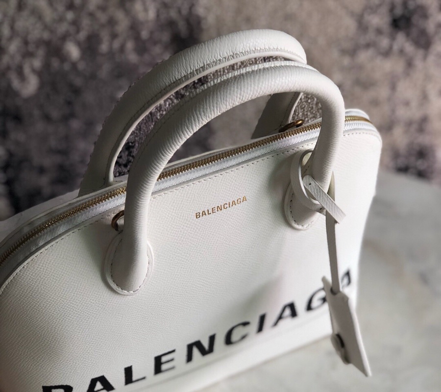 Ville Top Handle S, Balenciaga Handbags Small printed hand drawn Balenciaga logo calfskin bag
