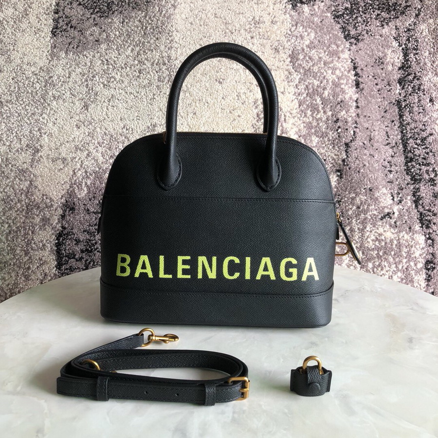 Ville Top Handle S, Balenciaga Handbags Small printed hand drawn Balenciaga logo calfskin bag