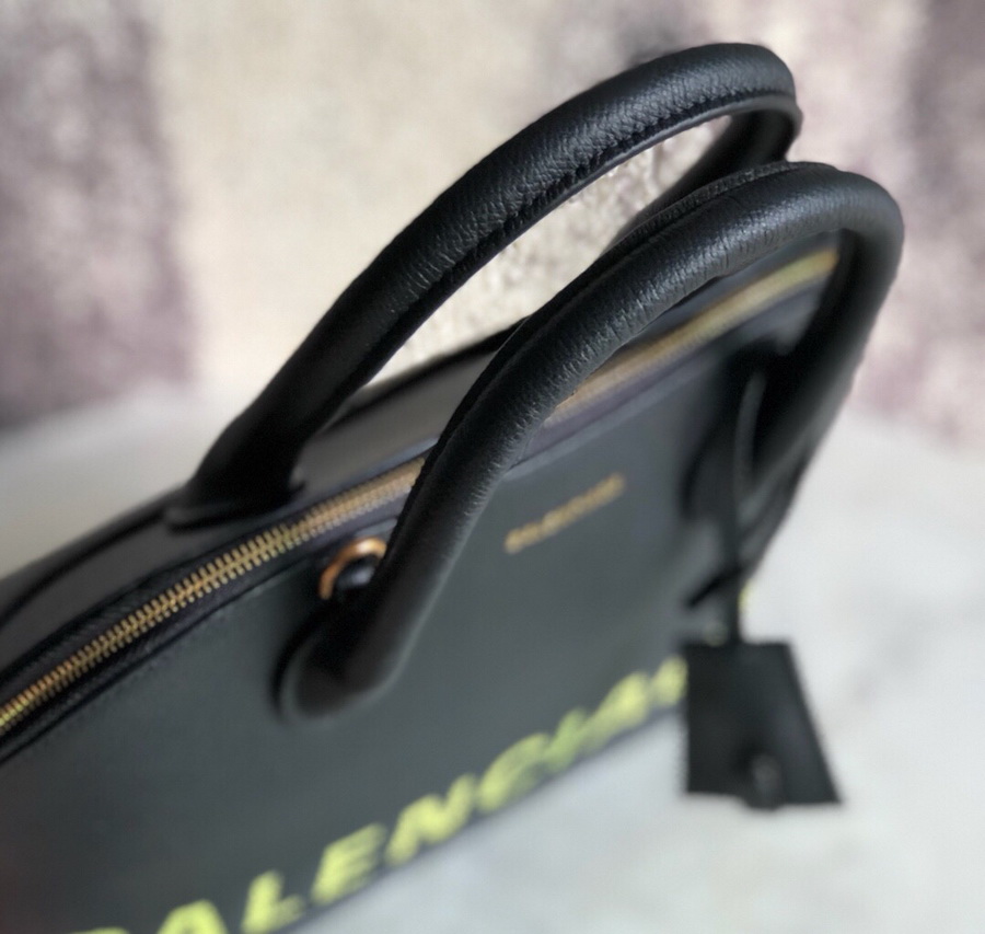 Ville Top Handle S, Balenciaga Handbags Small printed hand drawn Balenciaga logo calfskin bag