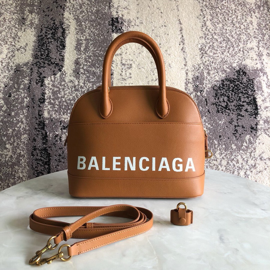 Ville Top Handle S, Balenciaga Handbags Small printed hand drawn Balenciaga logo calfskin bag