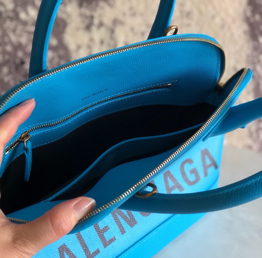 Ville Top Handle S, Balenciaga Handbags Small printed hand drawn Balenciaga logo calfskin bag