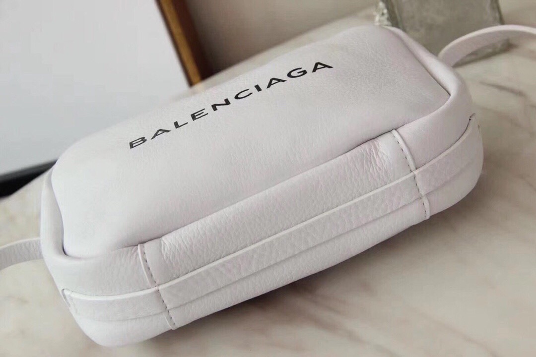EVERYDAY CAMERA BAG XS, Small calfskin bag with Balenciaga logo