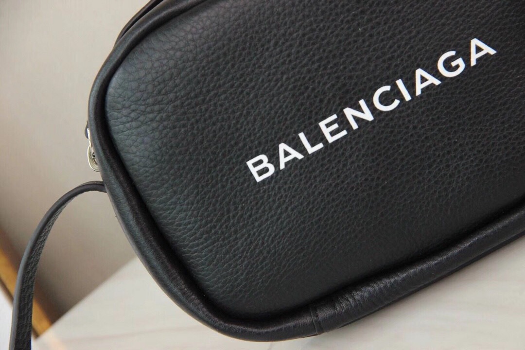 EVERYDAY CAMERA BAG XS, Small calfskin bag with Balenciaga logo
