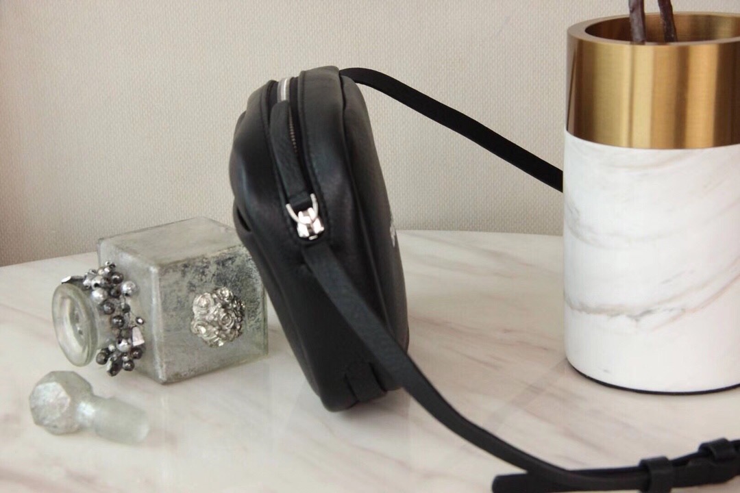 EVERYDAY CAMERA BAG XS, Small calfskin bag with Balenciaga logo
