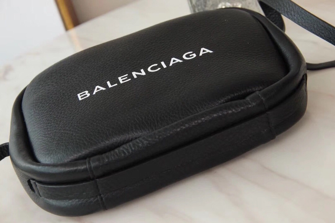 EVERYDAY CAMERA BAG XS, Small calfskin bag with Balenciaga logo