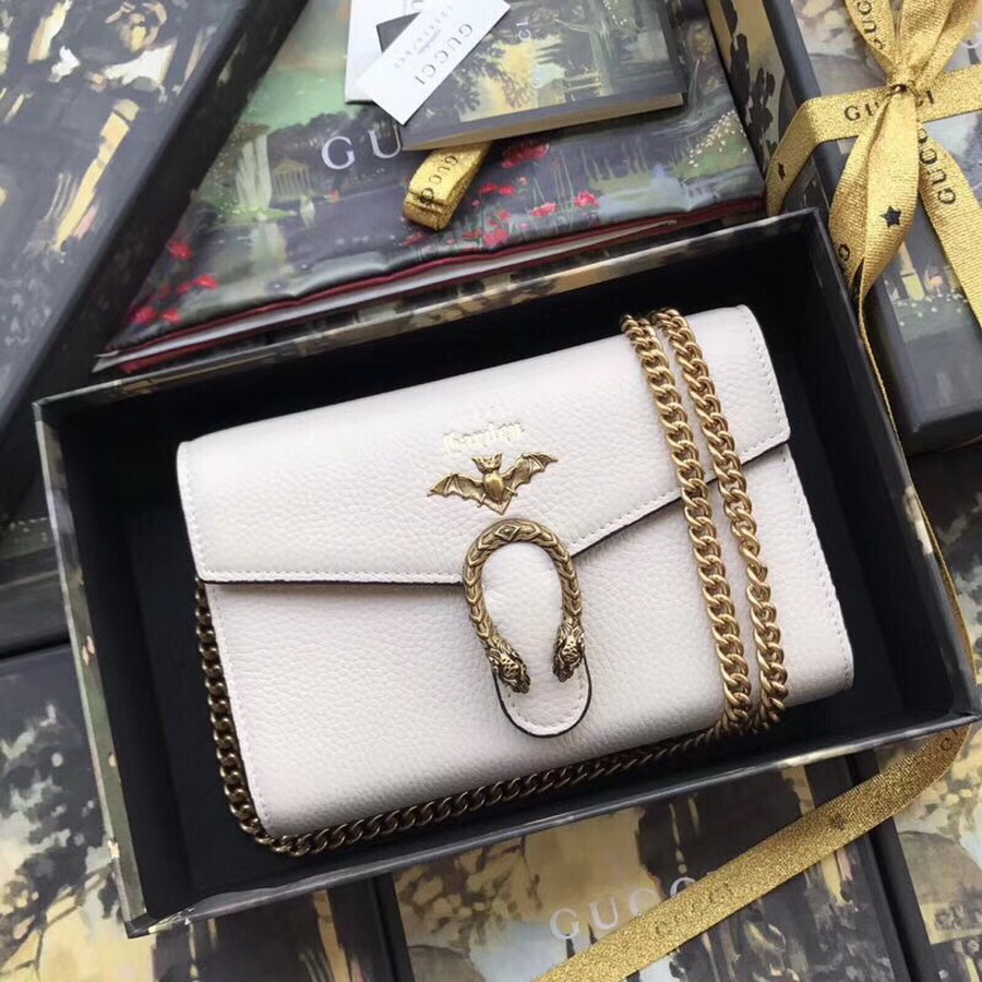 516931, Gucci Dionysus Leather mini chain bag