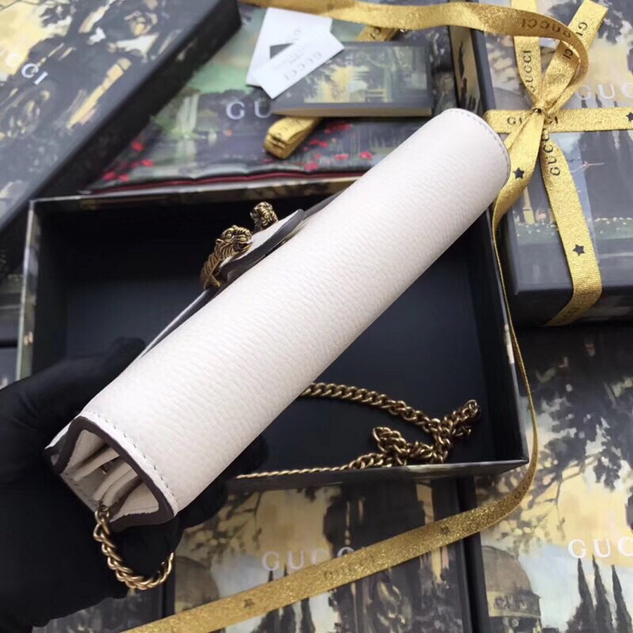 516931, Gucci Dionysus Leather mini chain bag