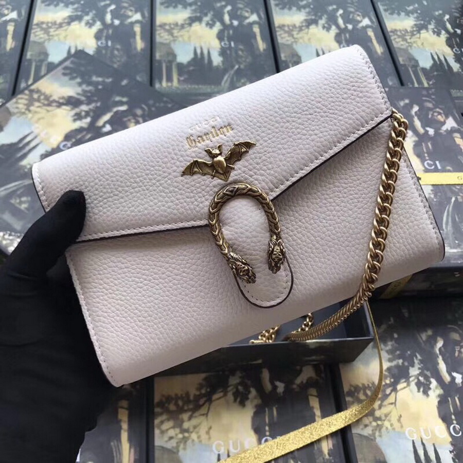 516931, Gucci Dionysus Leather mini chain bag