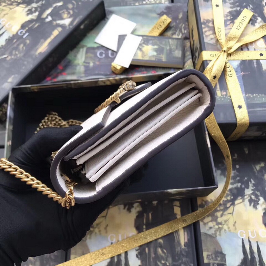 516931, Gucci Dionysus Leather mini chain bag