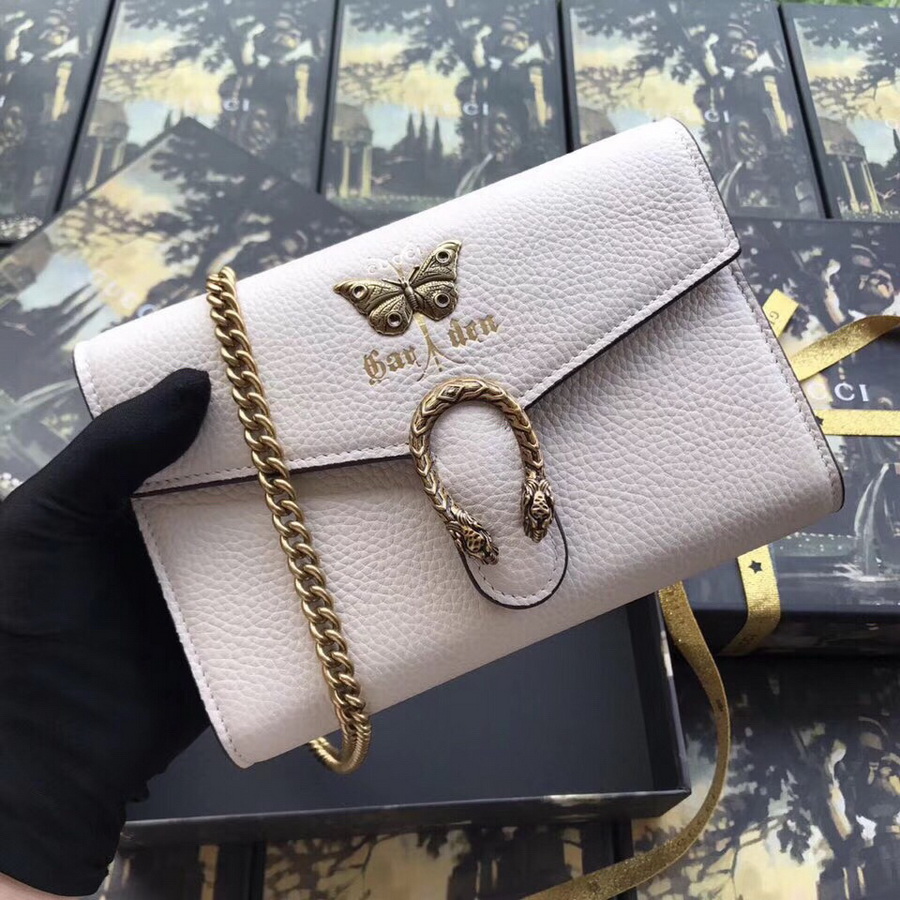 516931, Gucci Dionysus Leather mini chain bag