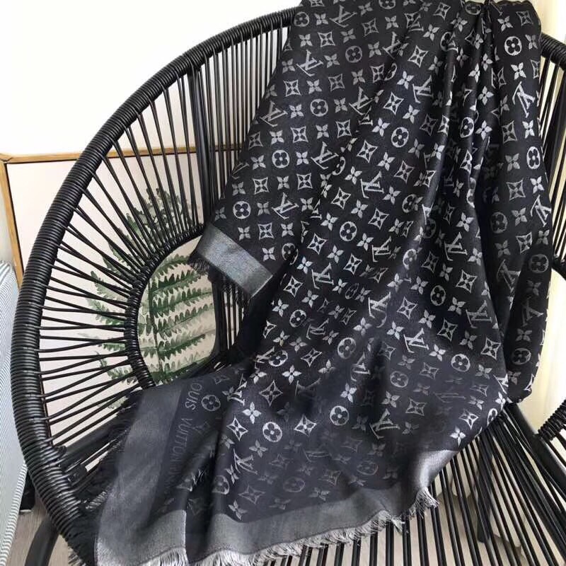 MONOGRAM SQUARE, LOUIS VUITTON LV SHAWL